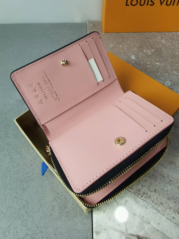 LVコピーウォレット素材ディテール